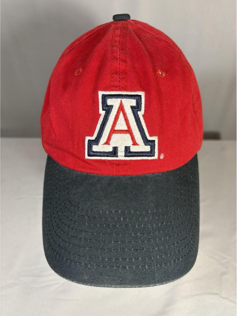 Puma Arizona Wildcats Strapback Hat NCAA Red Navy Adjustable Cap OSFA